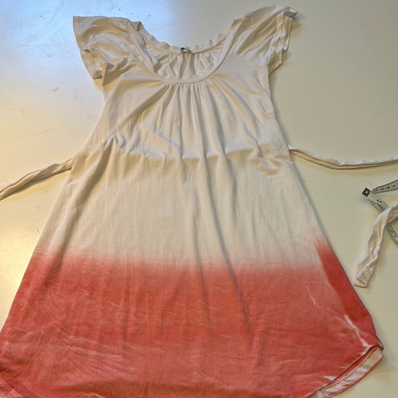 Splendid White and Pink Mini Dress - Picture 1 of 6